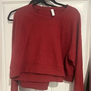 Z by Zella Red Sweater Lounge Set Sz L